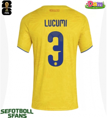 Colombia Jhon Lucumi #3 Hemmatröja Kvinnor VM 2026 Kortärmad